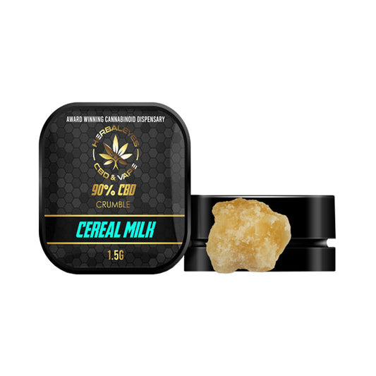 Herbaleyes 90% CBD Leche de Cereal Dab Slabs - 1.5g