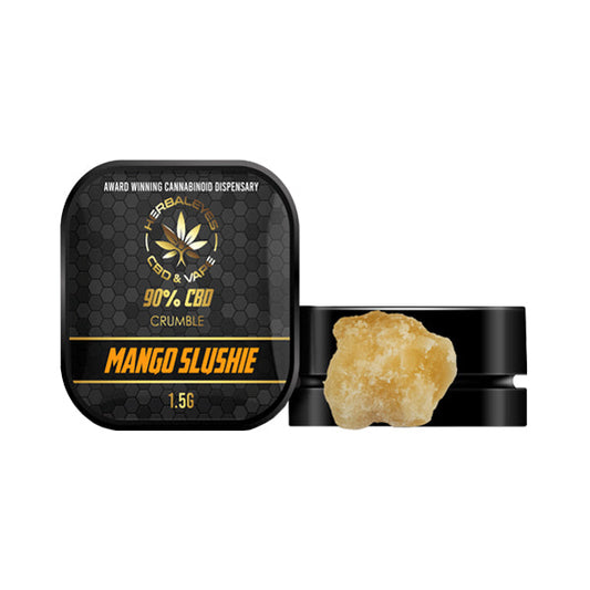 Herbaleyes 90% CBD Mango Slushie Dab Plakaları - 1.5g