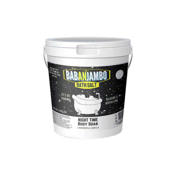 Babanjambo 100mg CBD Lavanta ve Vanilya Gece Banyo Tuzu - 900g