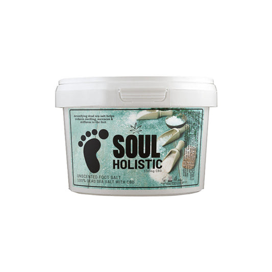 Soul Holistic 100mg CBD Ölü Deniz Tuzu Kokusuz Ayak Tuzu - 500g