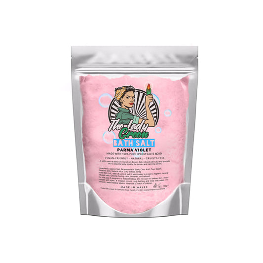 Lady Green 50mg CBD Parma Violet Banyo Tuzları - 500g