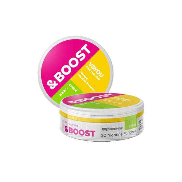 V&YOU &Boost 10mg Nicotine Pouches