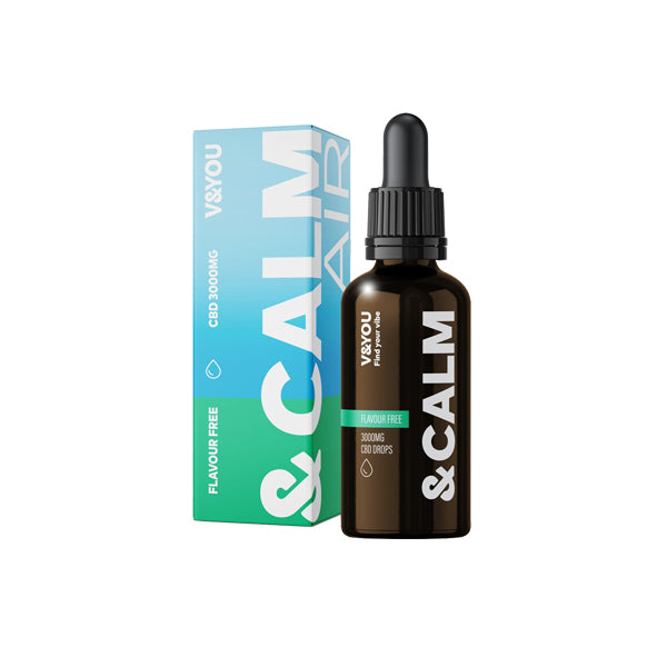 V&YOU &Calm 3000mg CBD Oil Drop 30ml