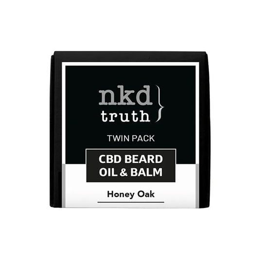 NKD 150mg CBD Twin Pack Bal Meşe Sakal Yağı ve balsamı