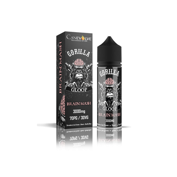 Gorilla Gloop 3000mg CBD Vape Liquid 50ml (70PG/30VG)