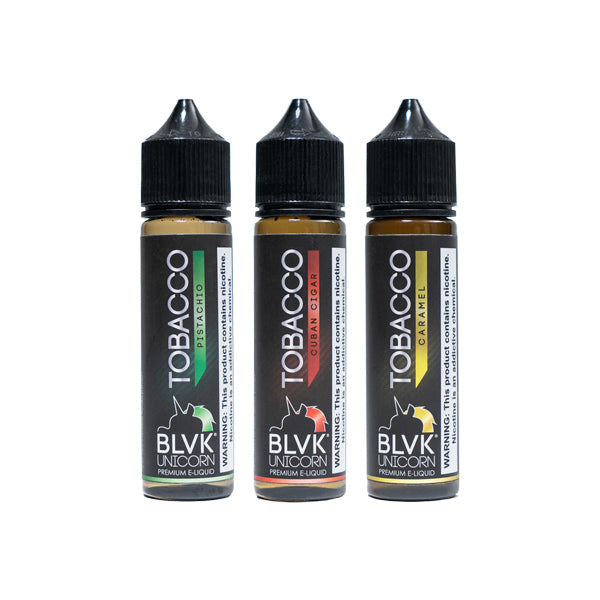 BLVK Unicorn Tobacco 50ml Kısa Doldurma 0mg (70VG/30PG)