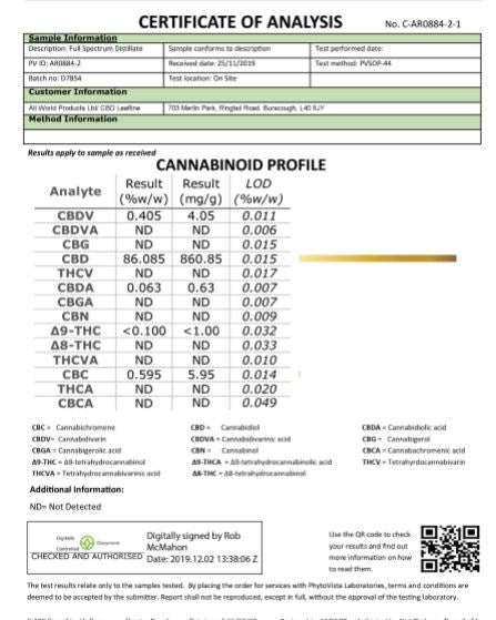 CBD Leafline 1000mg CBD Crumble (86%) ZKITTLEZ 1g