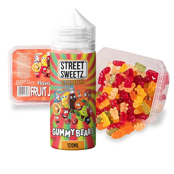 Street Sweetz 0mg 100ml Shortfill + 210g Jelly Sweets Combo