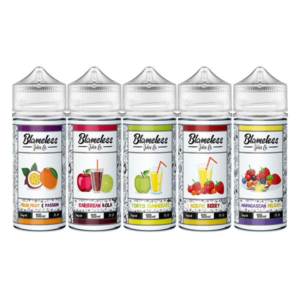 Blameless Juice Co. 100ml Kısa Doldurma 0mg (70VG/30PG)