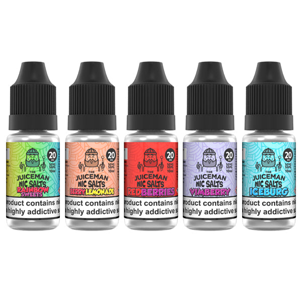 20mg The Juiceman 10ml Sabor Nic Salt (50VG/50PG)