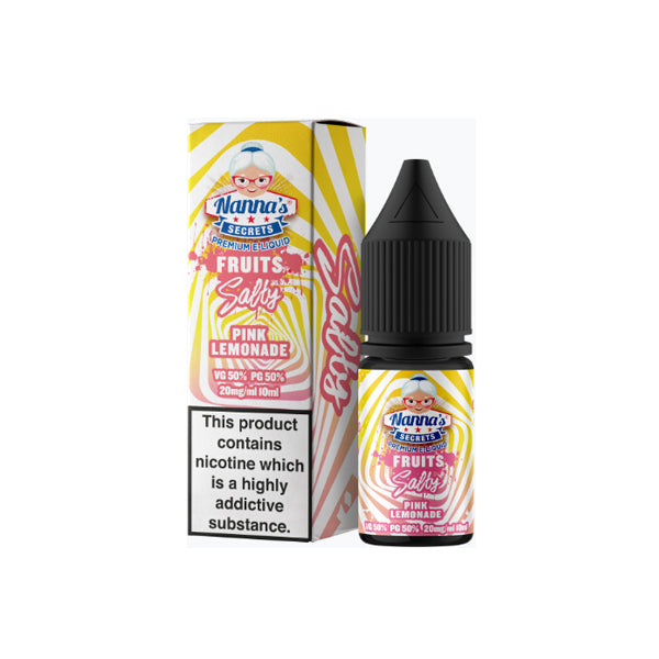 10 mg de Nanna's Secret Fruits 10 ml de sal de Nic con sabor (50VG/50PG)