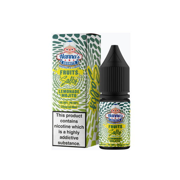 10 mg de Nanna's Secret Fruits 10 ml de sal de Nic con sabor (50VG/50PG)