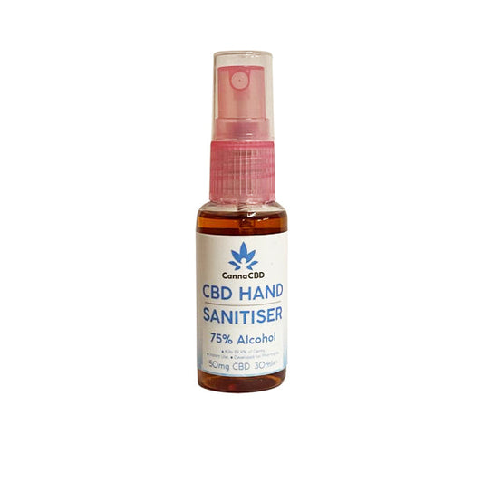 CannaCBD 50mg CBD Hand Sanitiser - 30ml