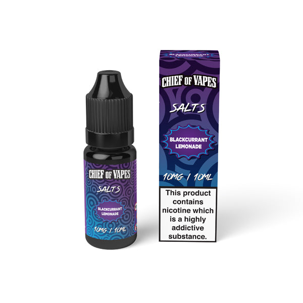 10mg Chief of Vapes Sweets Flavoured Nic Salt 10ml (50VG/50PG)