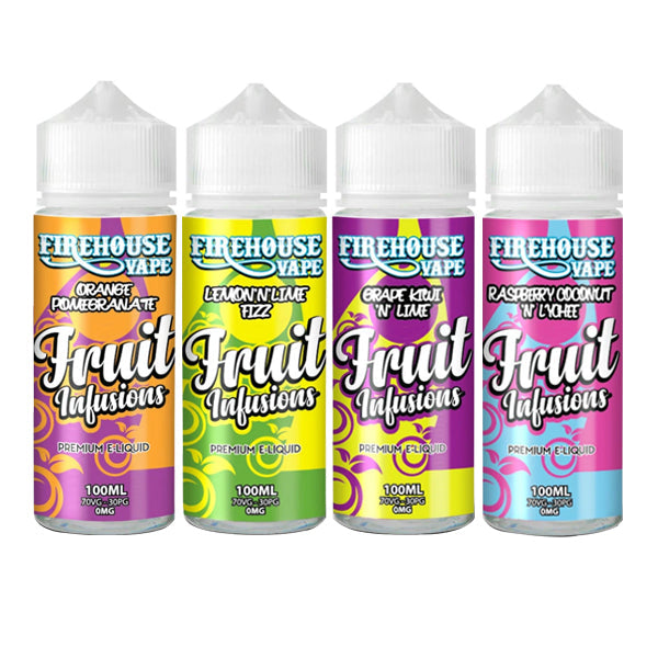 Firehouse Vape Fruit Infusions 100ml Shortfill 0mg (70VG/30PG)