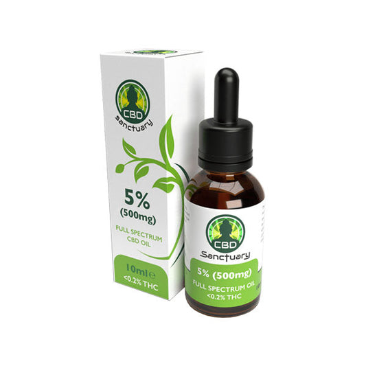 CBD Sanctuary 500mg CBD Tam Spektrum Yağı - 10ml