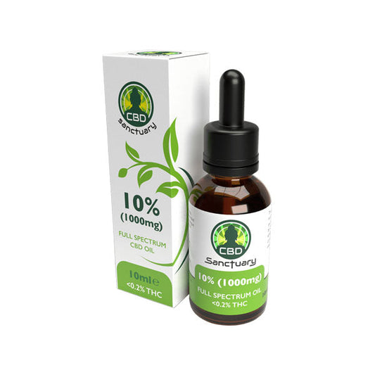 CBD Sanctuary 1000mg CBD Tam Spektrum Yağı - 10ml