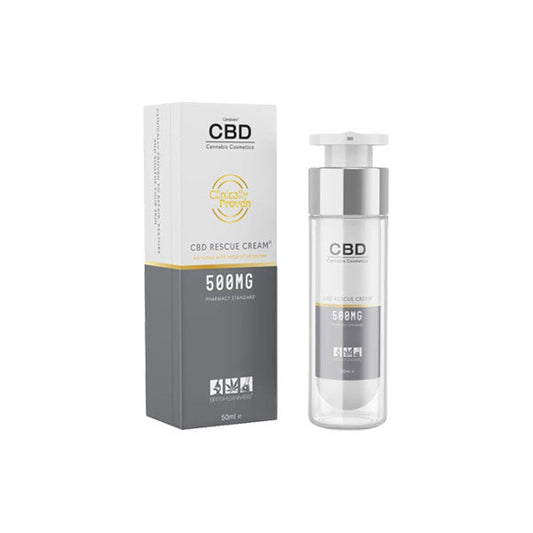 British Cannabis tarafından CBD 500mg CBD Rescue Cream 50ml