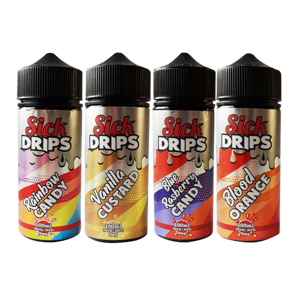 Sick Drips 100ml Shortfill 0mg (70VG/30PG)