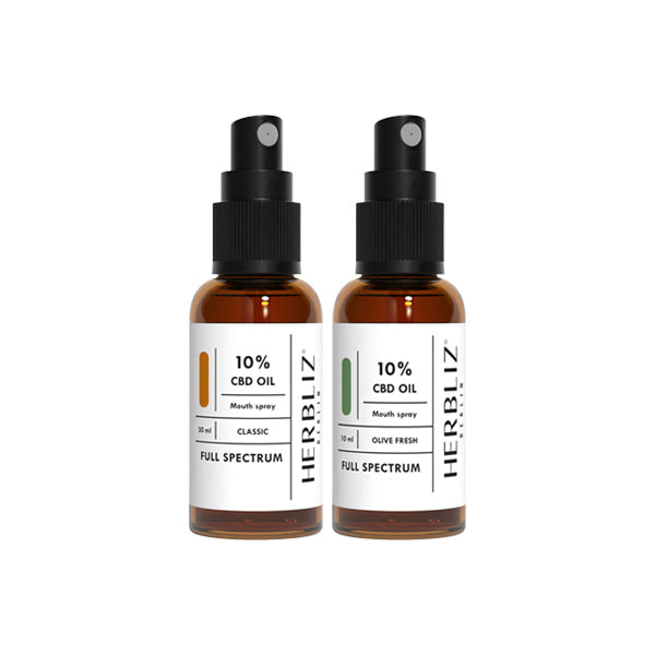 Herbliz 10% Full Spectrum CBD Mouth Spray - 30ml