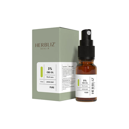 Herbliz 5% Pure CBD Mouth Spray - 10ml