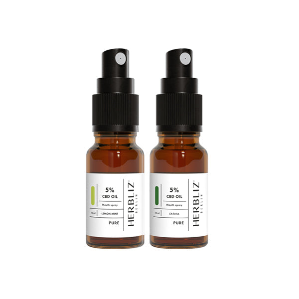 Herbliz 5% Pure CBD Mouth Spray - 10ml