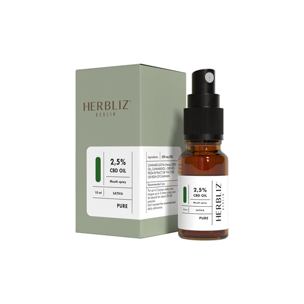 Herbliz %2.5 Saf CBD Ağız Spreyi - 10ml