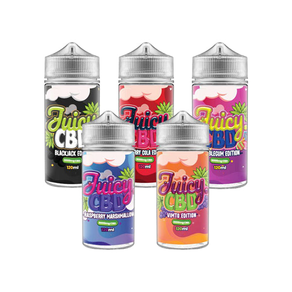 Juicy CBD 5000mg CBD E-liquid 120ml (50PG/50VG)