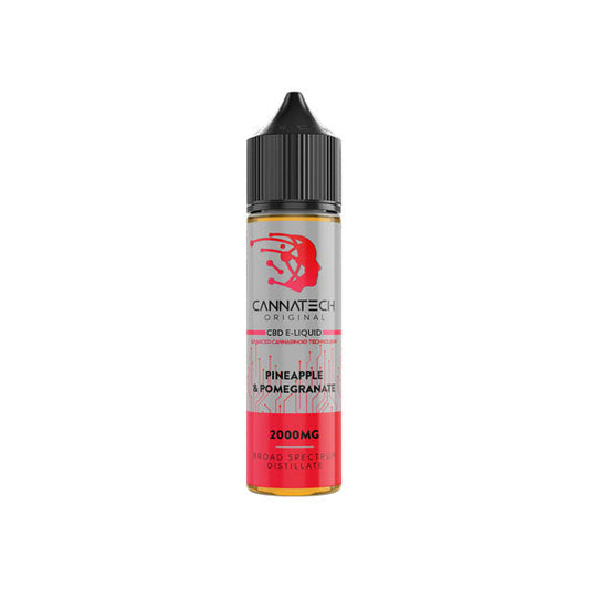 Cannatech 2000mg Geniş Spektrumlu CBD E-sıvı 50ml