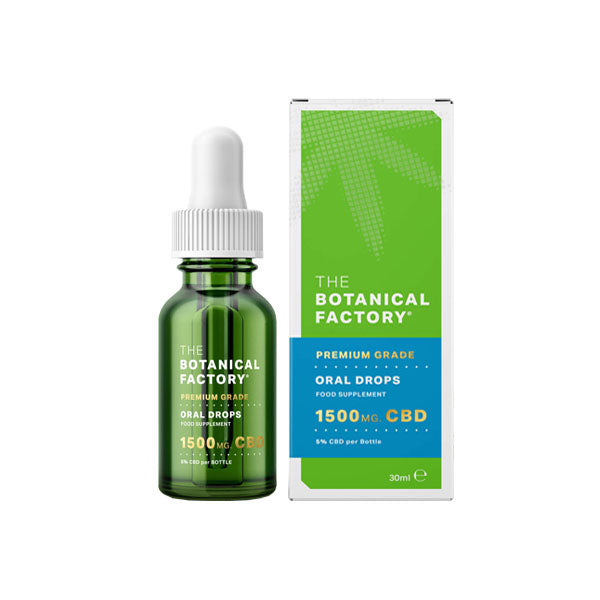 The Botanical Factory 5% CBD Oral Drops - 30ml