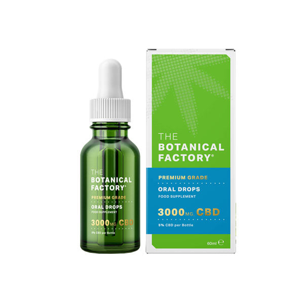 The Botanical Factory 5% CBD Oral Drops - 60ml