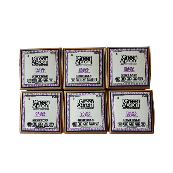 Yeşil Önlük 100mg CBD Camasatra Sabun - 6'lı Paket