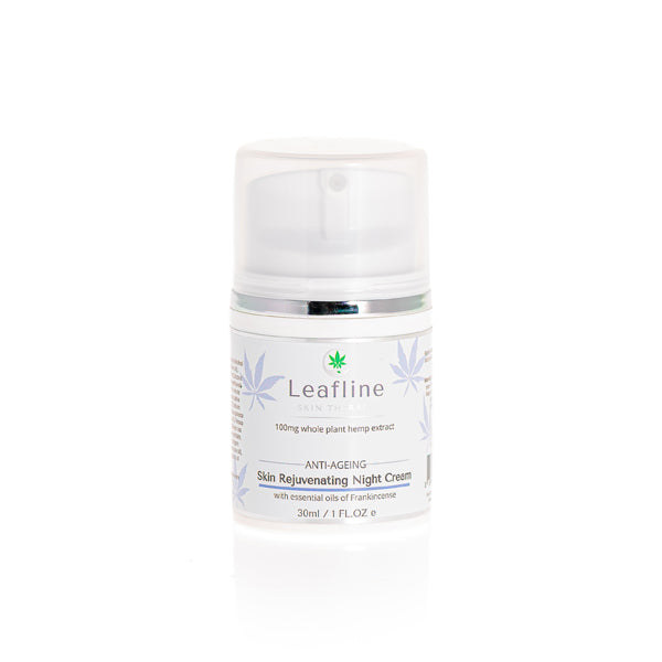 CBD Leafline 100mg CBD Cilt Gençleştirici Gece Kremi 30ml