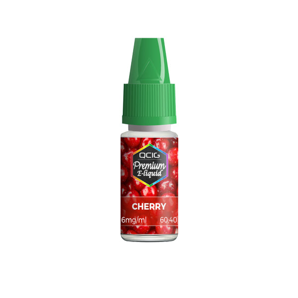 QCig Premium E-Liquids 10ml 0mg (60VG/40PG)