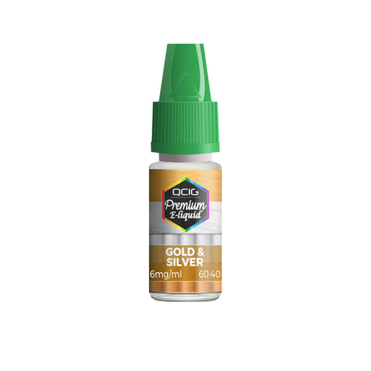 QCig Premium E-Liquids 10ml 6mg (60VG/40PG)