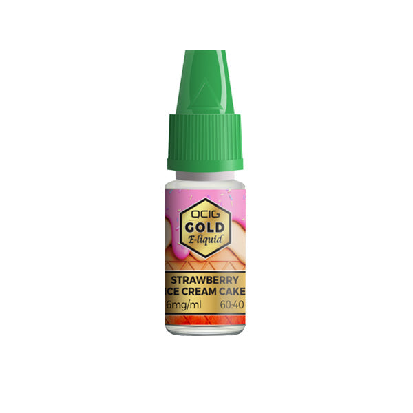 QCig Gold E-Liquids 10ml 18mg (60VG/40PG)