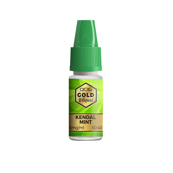 QCig Gold E-Liquids 10ml 18mg (60VG/40PG)