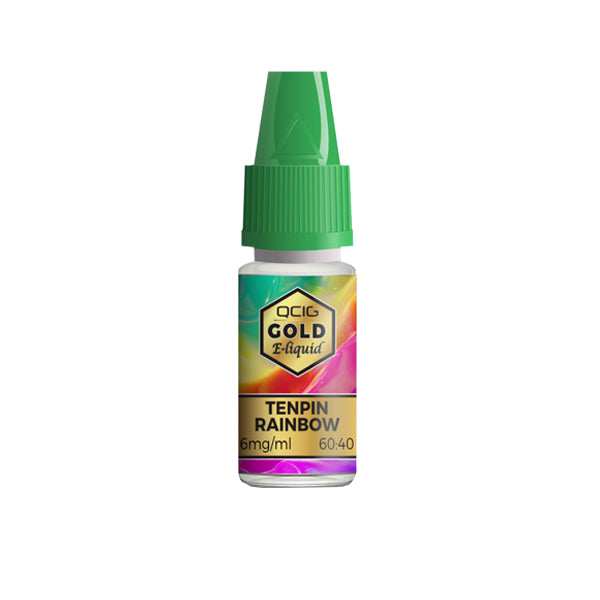 QCig Gold E-Liquids 10ml 18mg (60VG/40PG)