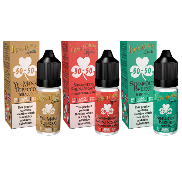 Leprechaun 50/50 Liquids 3mg 10ml (50VG/50PG)