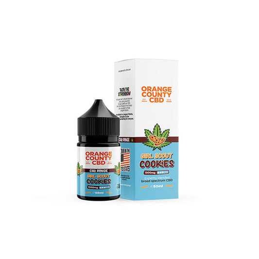 Orange County CBD Cali Aralığı 1500mg CBD 50ml E-sıvı (60VG/40PG)