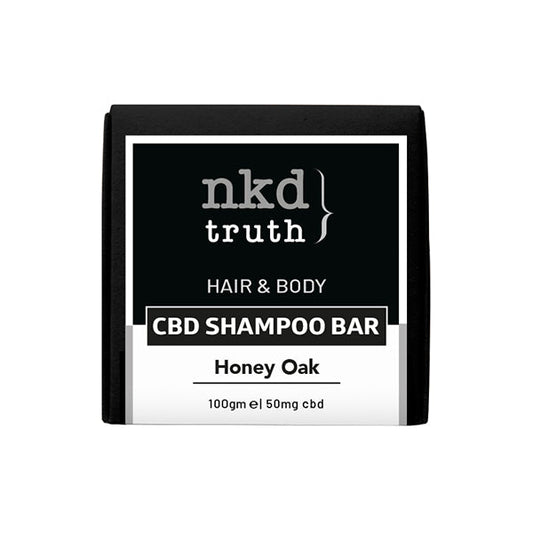 NKD 50mg CBD Özel Vücut ve Saç Şampuan Barı 100g - Bal Meşesi