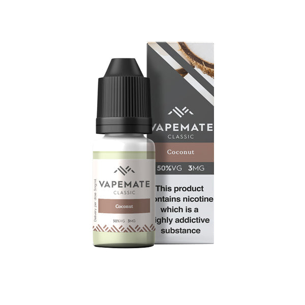 Vapemate Classic 0mg 10ml E-Sıvı (70VG/30PG)