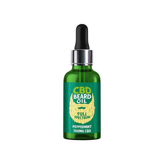 CBD Embrace 100mg Full Spectrum CBD Peppermint Beard Oil - 30ml