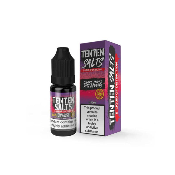 10mg TenTen 10ml Nic Salts (50VG/50PG)