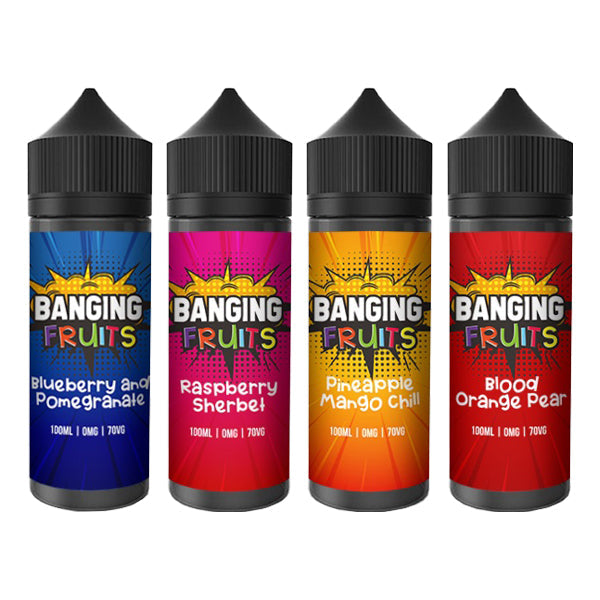 Banging Fruits 100ml Shortfills 0mg (70VG/30PG)