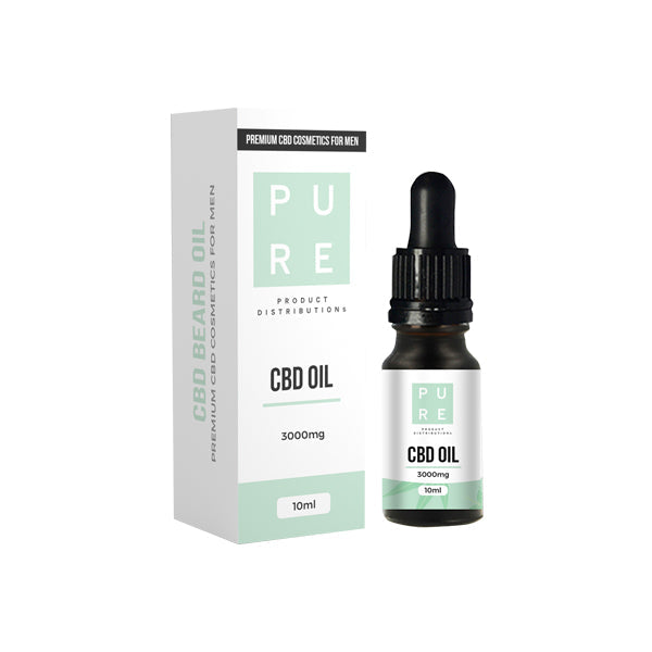 Pure 3000mg CBD Beard Oil - 10ml