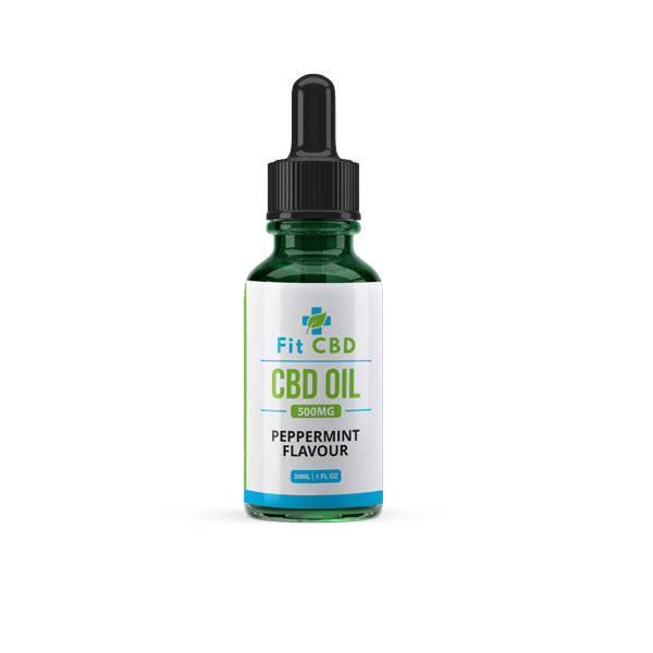 Fit CBD Tentür Yağı 500mg CBD Nane 30ml