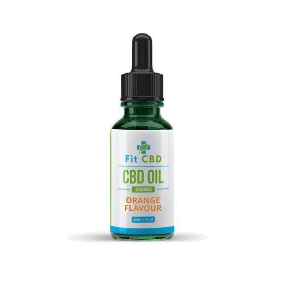 Fit CBD Tentür Yağı 250mg CBD Turuncu 30ml