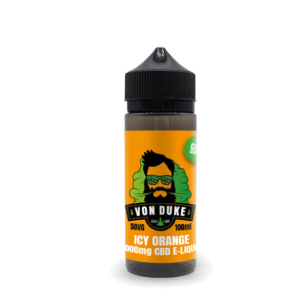 Von Duke 1000mg CBD Vaping Liquid 100ml (50PG/50VG)