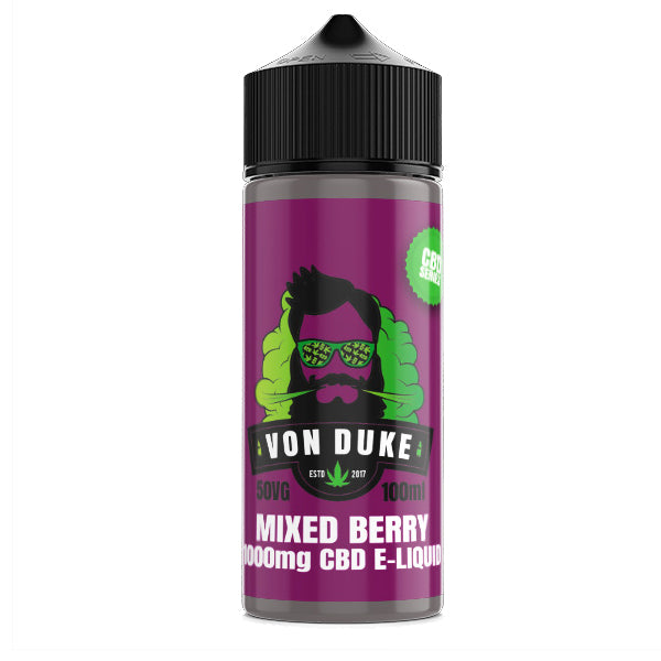 Von Duke 1000mg CBD Vaping Liquid 100ml (50PG/50VG)